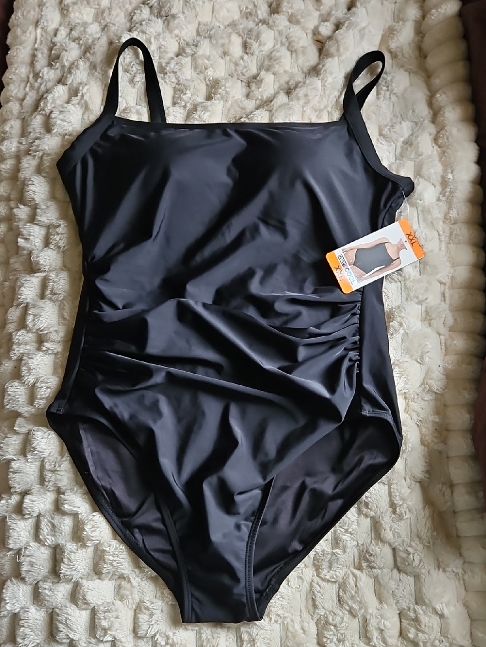 32° COOL Black One-Piece Swimsuit XXL.